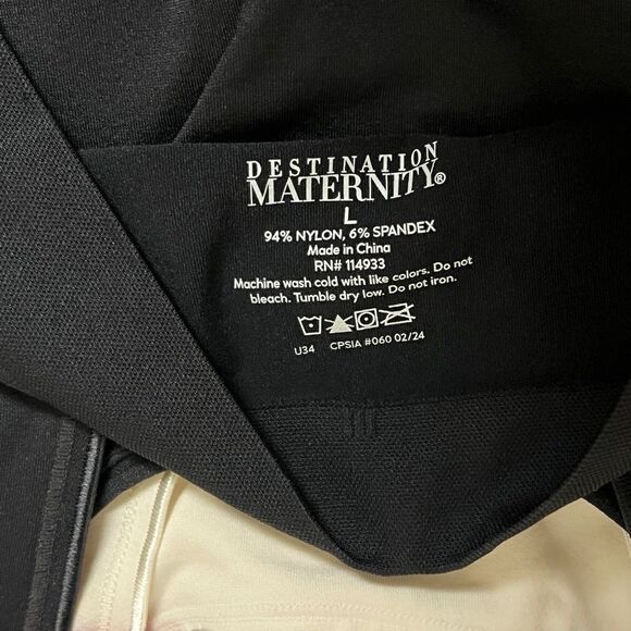 NWT 2 Pack Seamless Materntiny Soft Bra Black Ivory Nursing Sleep Sz Large - Picture 5 of 5